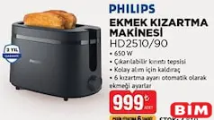 PHİLİPS HD2510/90 EKMEK KIZARTMA MAKİNESİ